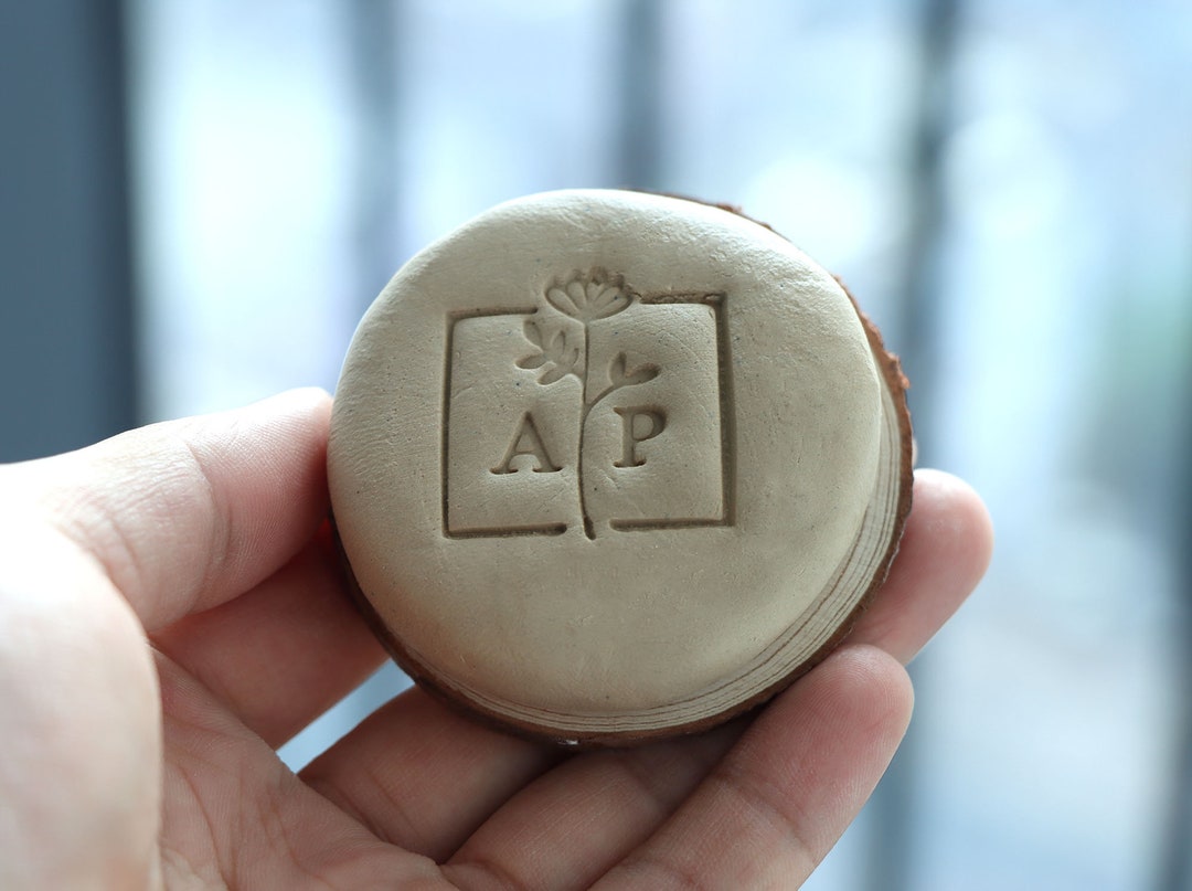 Custom Clay Stamp, Pottery Stamps, Personalized Pottery Stamp, Acrylic