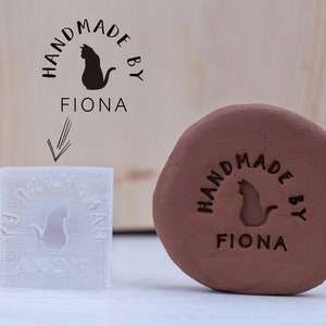 Custom Pet Stamp, Personalized Clay Stamps, Cat Clay Stamp, Custom dog's Name Stamp, Pottery Stamp For Clay, Name Pottery Stamp