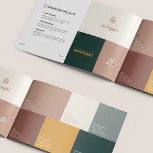 Modelo de Diretrizes de Marca em Inglês | Guia de estilo de marca | Modelo de apresentação| Modelo editável de ilustrador | Estratégia de Marca| Kit de marca