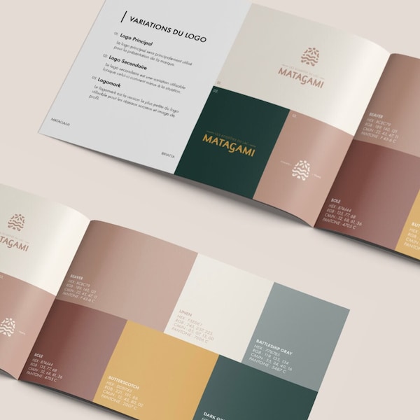 English Brand Guidelines Template | Brand Style Guide| Presentation Template| Editable Illustrator Template | Brand Strategy| Branding Kit