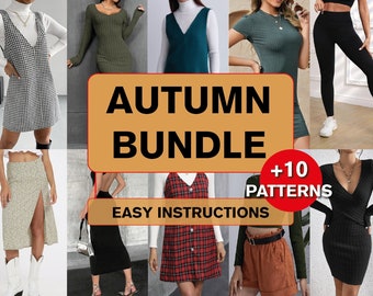 Sewing Patterns | Dress Pattern | Women Sewing Pattern | PDF Sewing Pattern | Easy Women Pattern | A0 Sewing Pattern