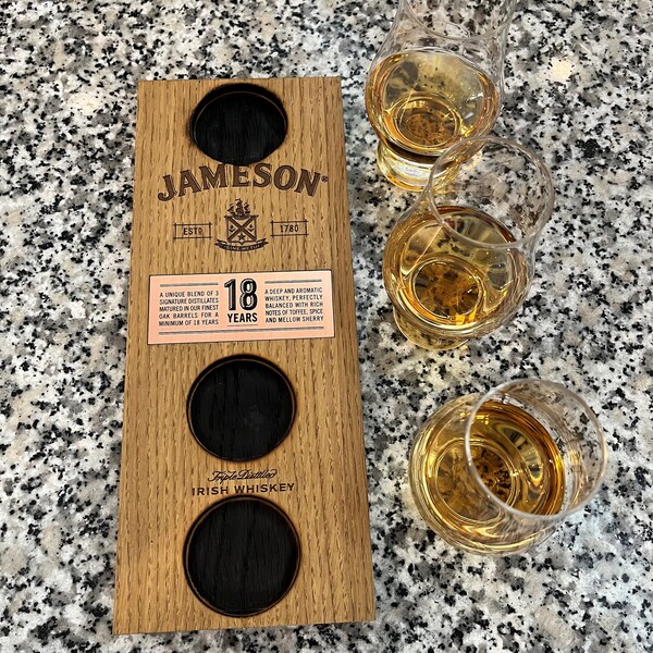 Bourbon Flight Board Etsy