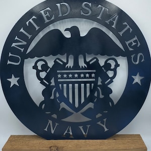 Metal Navy Sign