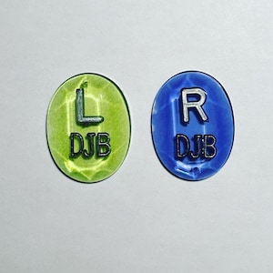 Custom Oval Gem X-ray Markers Set of 2
