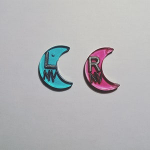 Custom Moon X-ray Markers Set of 2