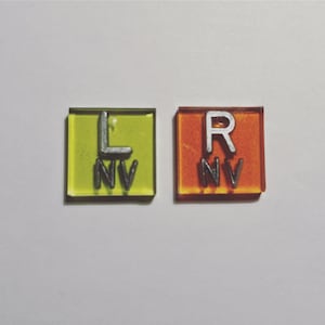 Custom Square X-ray Markers Set of 2