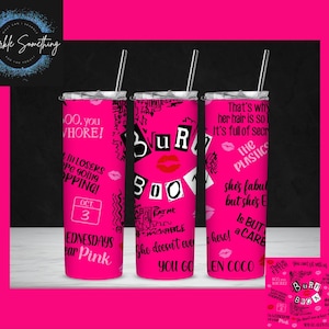 Burn Book Mean Girls 20oz Stainless Steel Tumbler