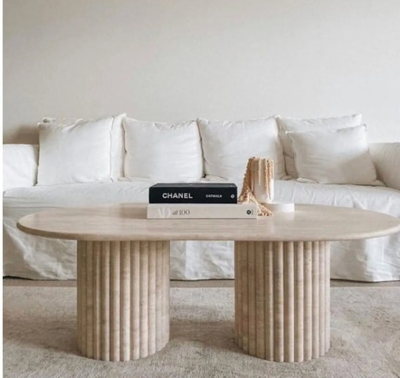 stone coffee table round
