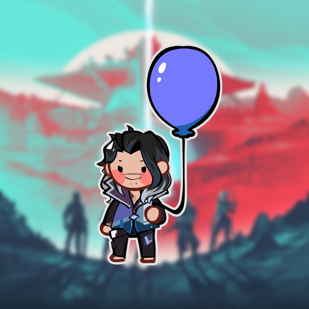 Fade Stickers Valorant Stickers Laptop Stickers Valorant Etsy