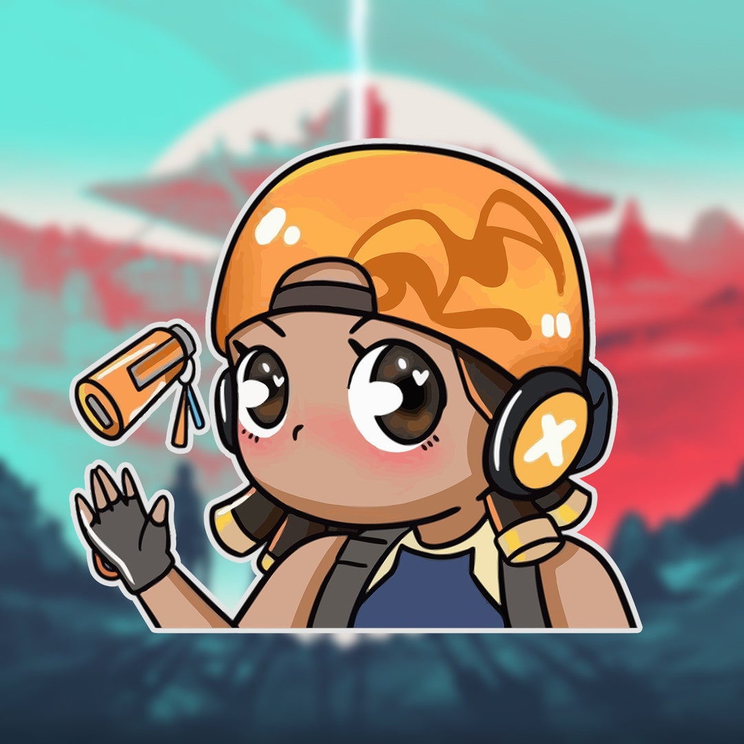 Raze Stickers Valorant Stickers Laptop Stickers Valorant Etsy