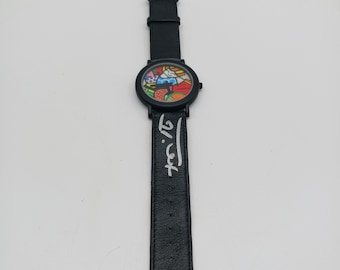 Vintage Signed Romero Britto Cat 1993 Watch