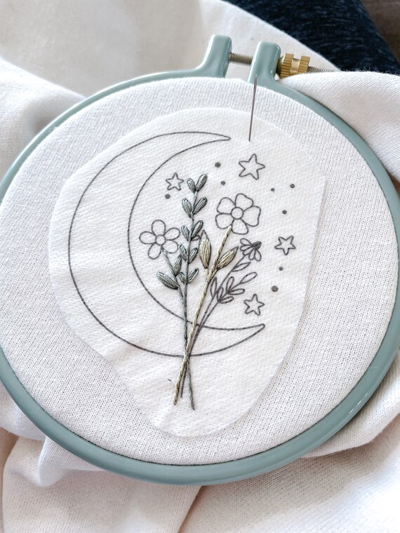 Stick and Stitch Embroidery Pattern Gardening Florals, Sulky