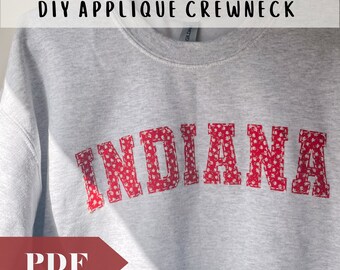 DIY Applique Crewneck Guide | Handmade Sweatshirt Tutorial