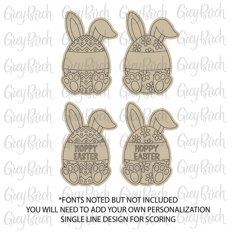 Easter Egg DIY Craft for Kids | Easter Scorable Laser File | Easter ...