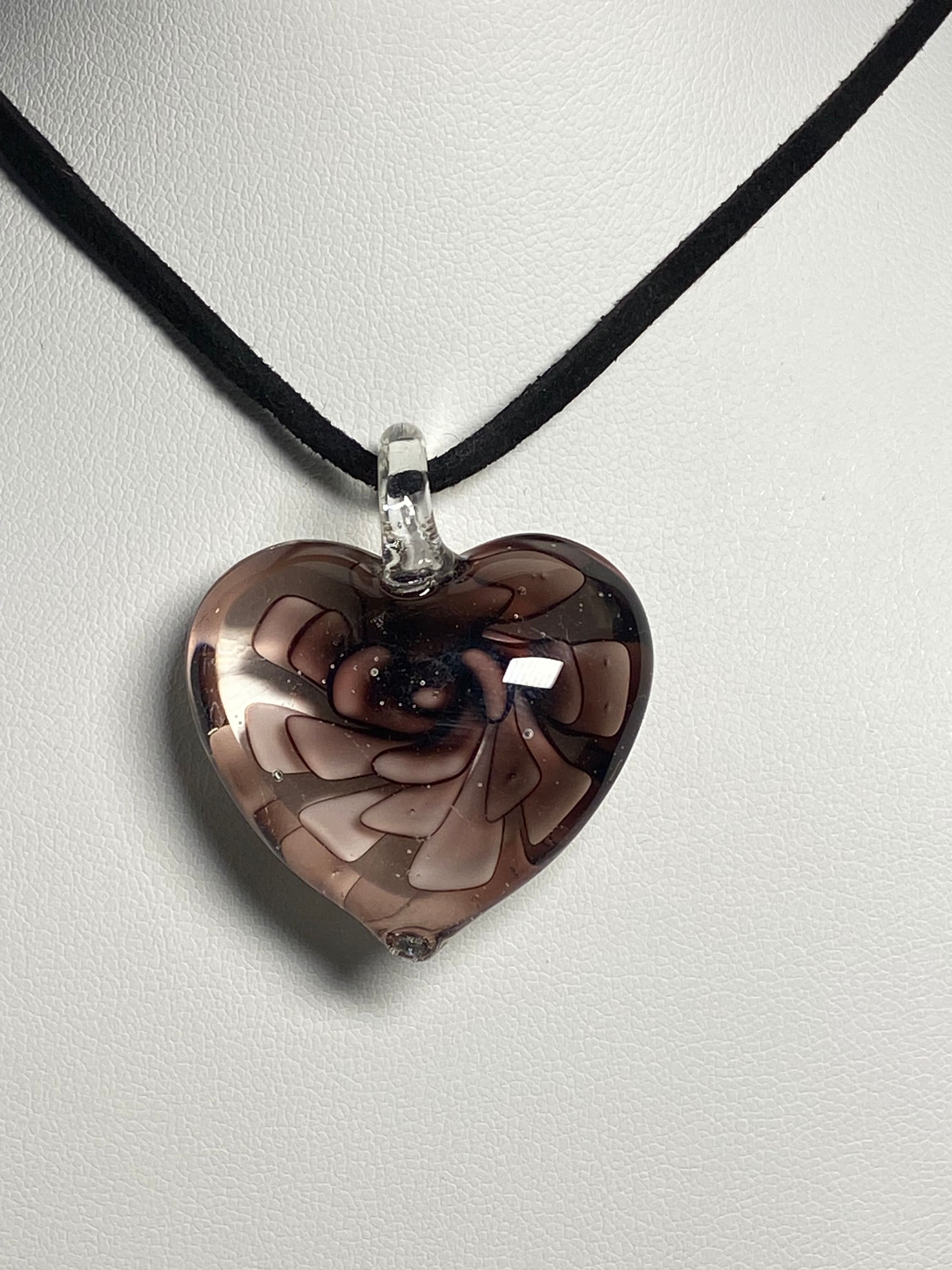 Pendentif Murano Plaqué Or 24 Carats - Collier Artisanal Unique - Atelier Lunaire