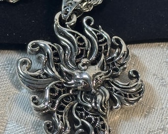 S925シルバー九尾狐ペンダント、ネックレス