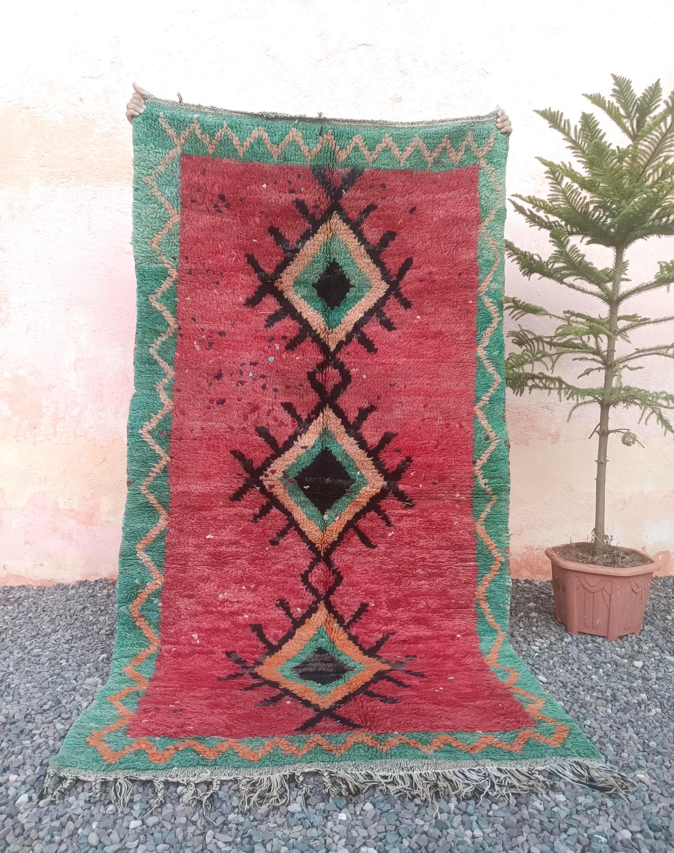 ヴィンテージ モロッコ ベルベル ランナー ラグ：1990年代 アトラス