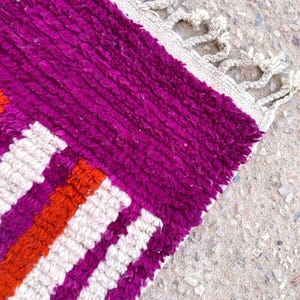 Pink Moroccan Runner,colorful custom runner,Large runner Pink,amazing runner,Pink Berber Runner,Boujaad Runner,artistic runner