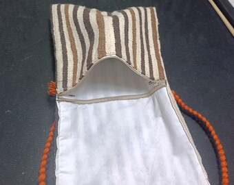 Handwoven wool bag - Foldable shopping bag - Eco-friendly bags