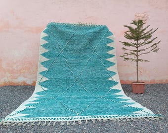 green kilim rug: handmade area rugs, Custom Size, Living Room Carpet