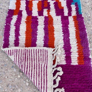 Pink Moroccan Runner,colorful custom runner,Large runner Pink,amazing runner,Pink Berber Runner,Boujaad Runner,artistic runner
