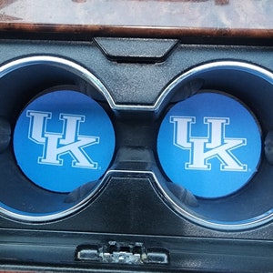 Kentucky, Car Accessories, Car Decor, Car Coasters,Coaster, auto decor, gift for him, cup holder coaster, personalized coaster