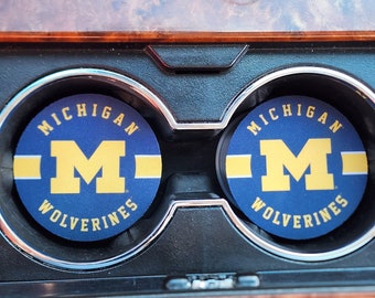 Michigan, Auto Accessoires, Auto Decor, Car Coasters, Coaster, auto decor, cadeau voor hem, bekerhouder achtbaan, gepersonaliseerde achtbaan