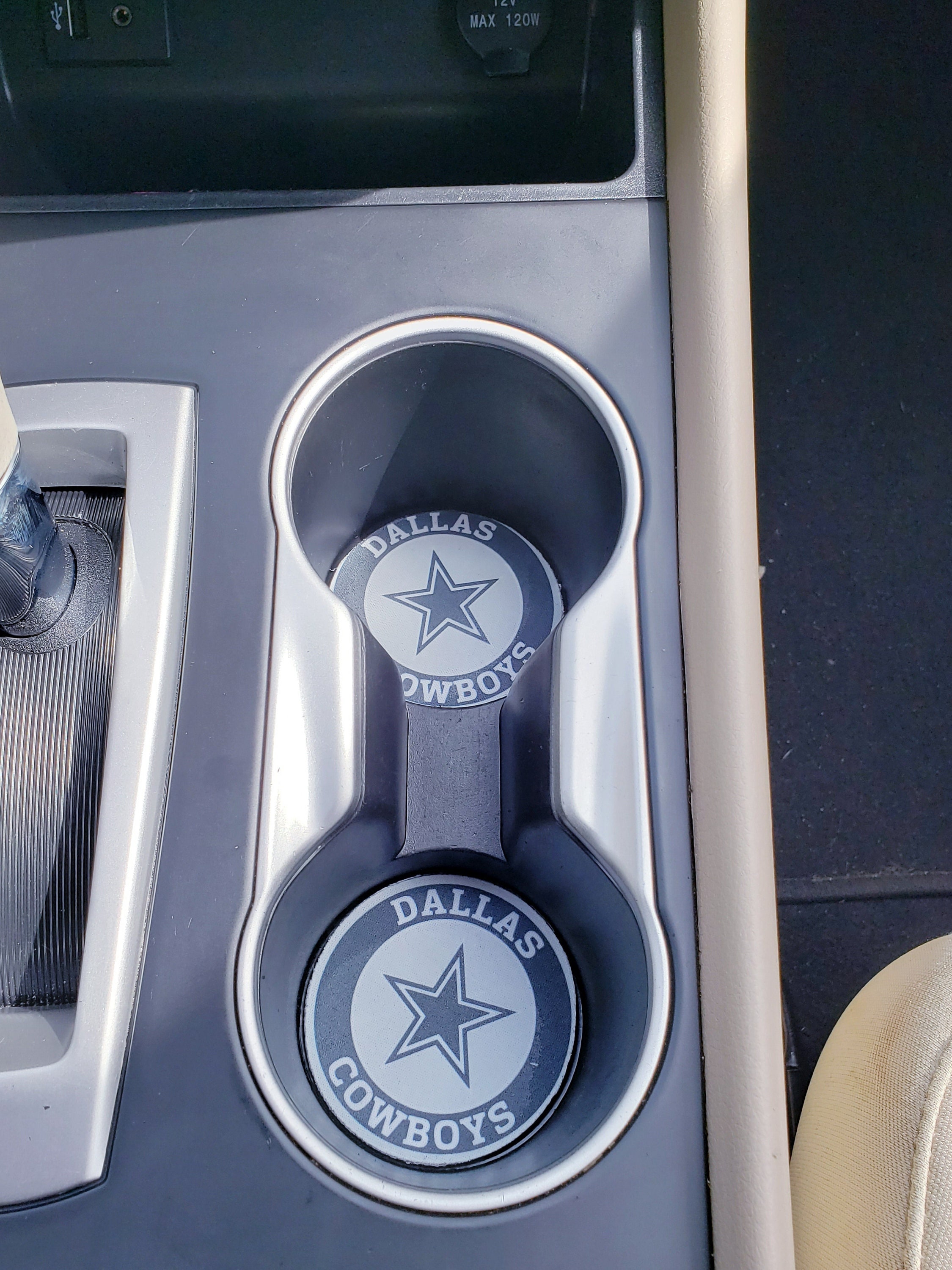 Dallas Car Accessories Car Decor Car Coasters Auto Decor Etsy