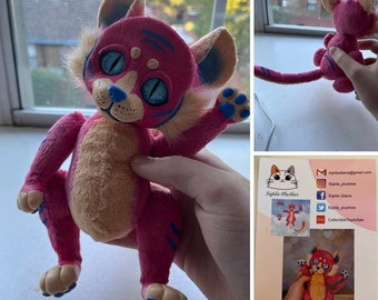 Fursona art doll