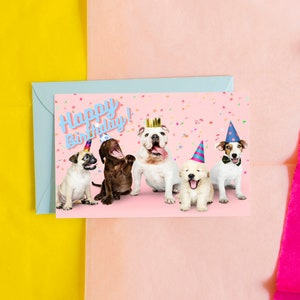Printable Dog Birthday Card Digital Birthday Cards - Etsy