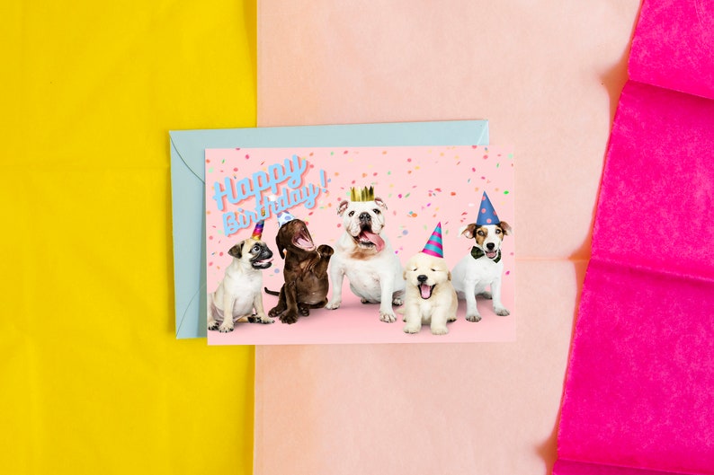 Dog Birthday Card Free Printable