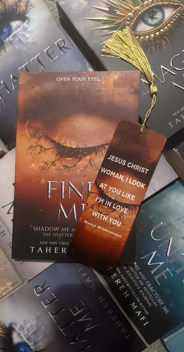 Shatter Me Bookmarks | Tahereh Mafi | Booktok - Etsy UK