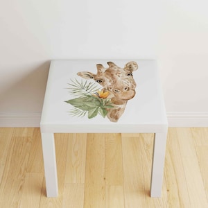 Decorative Table Sticker Ikea Lack LK5, Room decoration, Kids room decor, Children room decal, Colorful stickers, Animal stickers, Giraffe