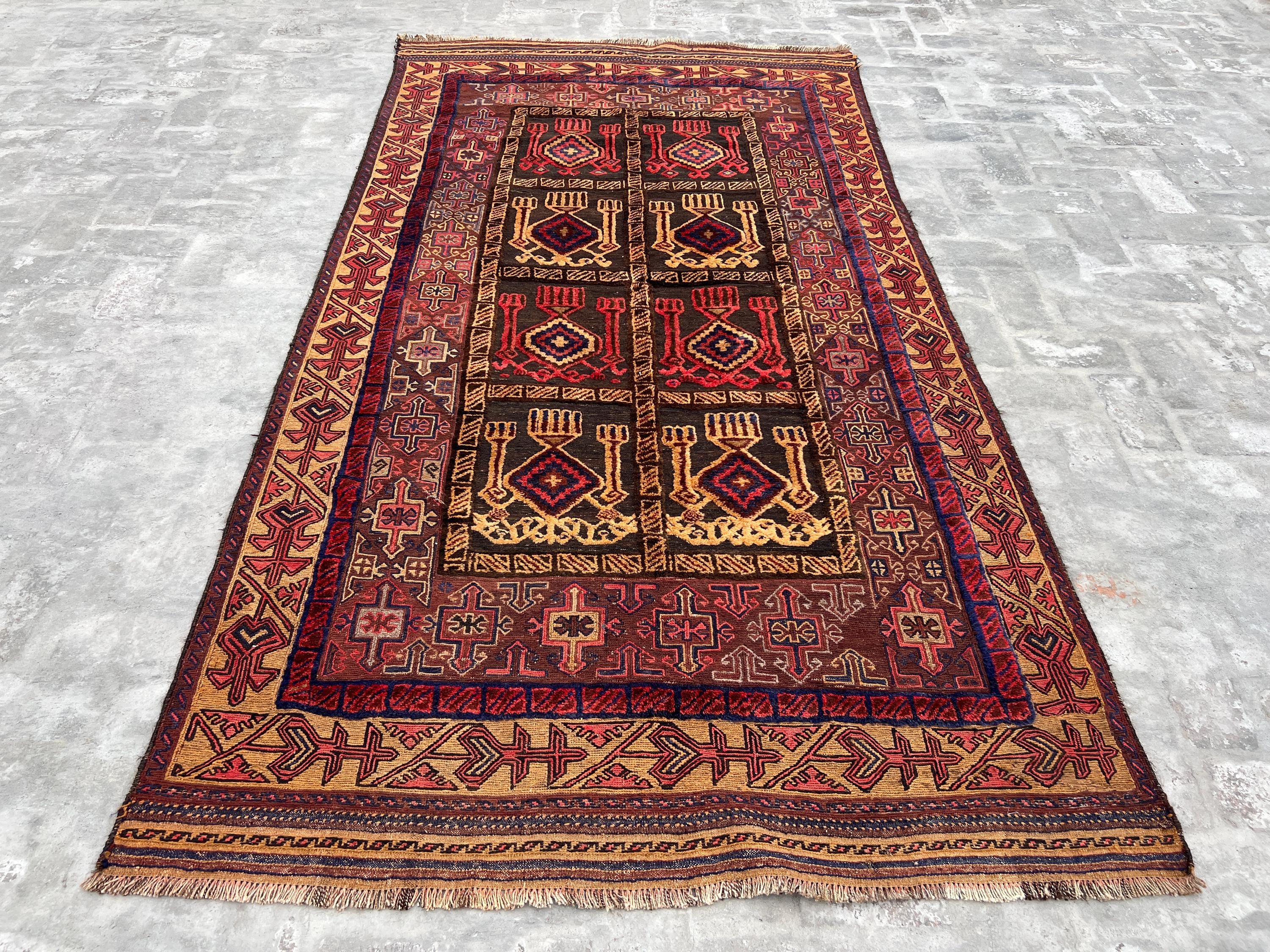 ラグ・カーペット Afghan baluch taimani rug Afghan baluch taimani rug