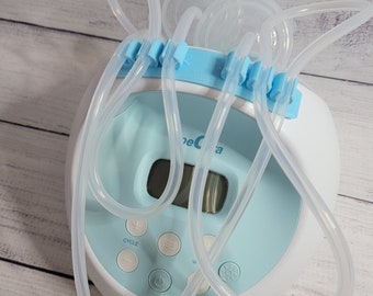Breast Pump Tubing Holder: Adhesive Organizer for Spectra & Medela, all Breast pumps