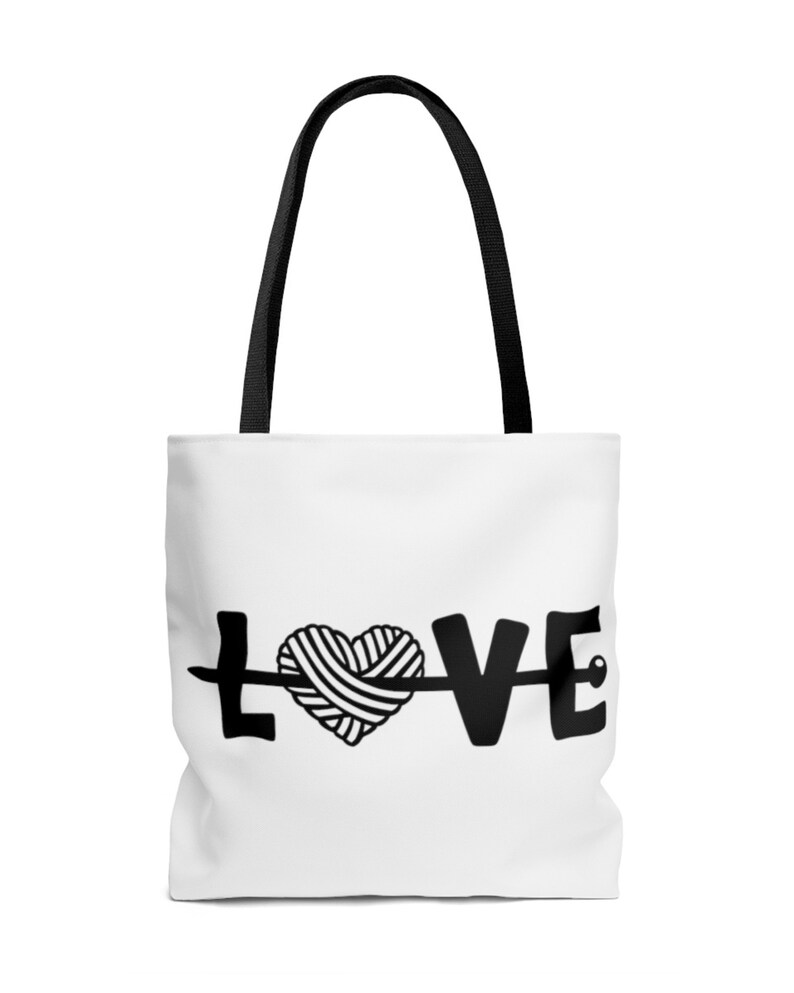 Knitting Tote Bag Knitting Needle Crochet Storage Bag Yarn Etsy