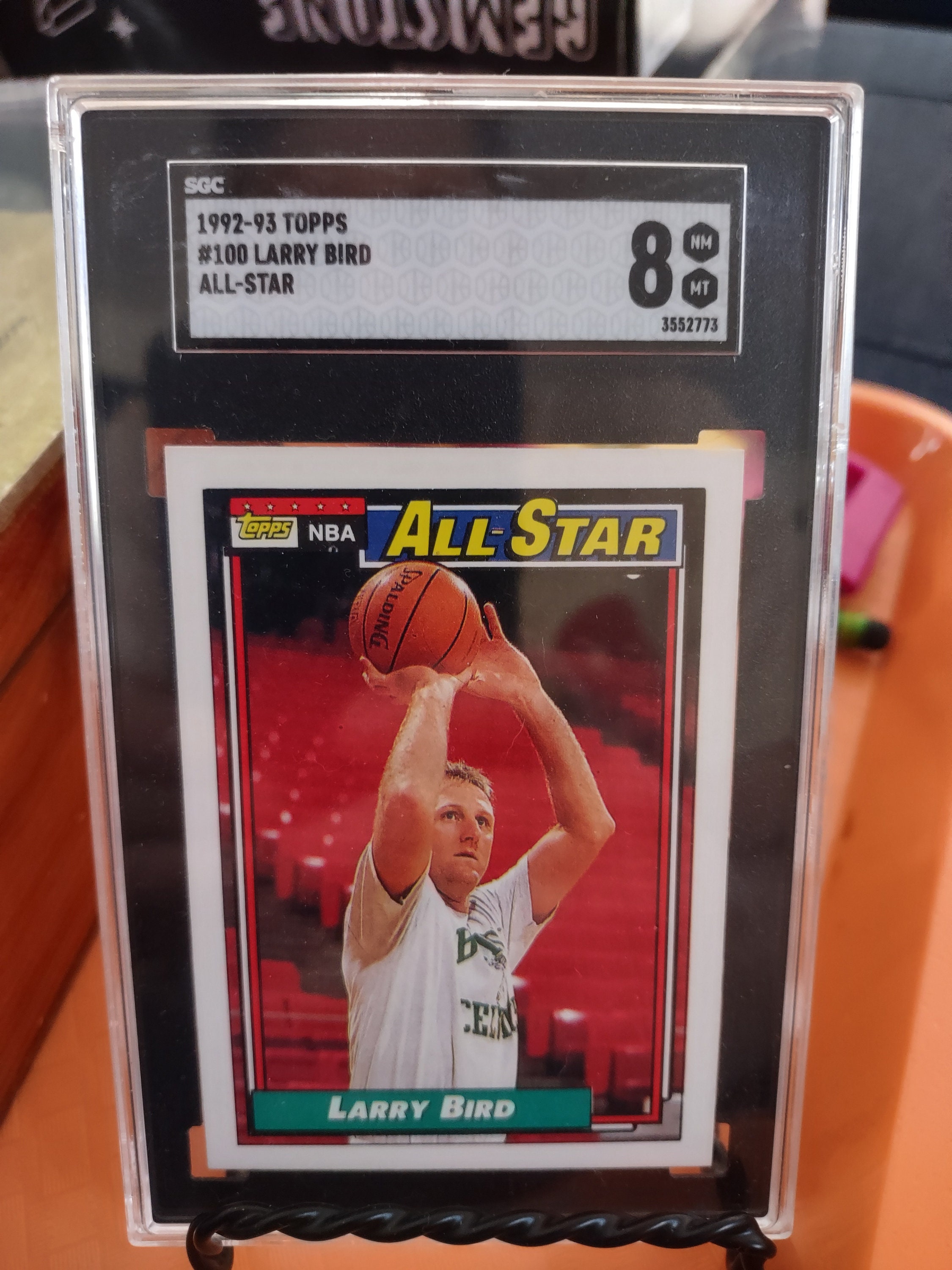 Michael Jordan 1995 Hoops Basketball Card #21 Graded PSA 8 : Collectibles & Fine Art
