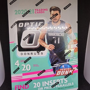 Panini Donruss Optic 2020-21 NBA Basketball 20 Pack - Confezione esclusiva per la vendita al dettaglio - Nuovo sigillato in fabbrica - 20 Prizm / Inserti garantiti