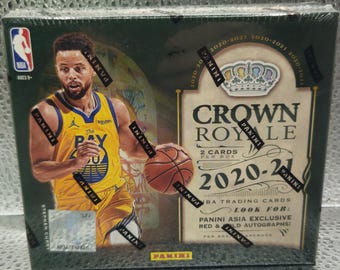 Panini Crown Royale 2020-21 NBA Basketball Asia TMall Box -NEW- 1 Autograph or Prizm Insert Guaranteed