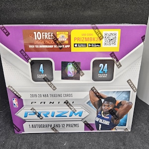 Panini Prizm 2019-20 NBA Basketball RETAIL Box - Neu ab Werk versiegelt - 24 Packungen - 1 Autogramm 12 Prizms garantiert