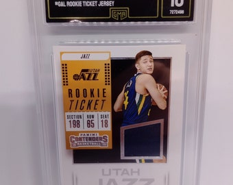 Grayson Allen 2018-19 NBA Panini Contenders #168 Rookie Ticket Jersey Rookie Card - GMA 10 Gem Mint Graded