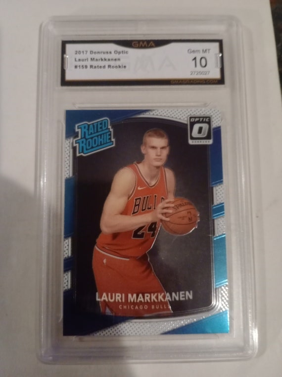 Lauri Markkanen 2017-18 NBA Panini Donruss Optic #159 RC Rated Rookie Card - GMA 10 Gem Mint Graded - Etsy Lauri Markkanen 2017-18 NBA Panini Donruss Optic #159 RC Rated Rookie Card - GMA 10 Gem Mint Graded - Etsy