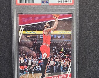 Coby White 2019-20 Panini Chronicles #66 Prestige Pink Parallel Rookie Card PSA 10 Gem Mint