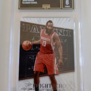 James Harden 2013 Panini Knight School GMA 6 EX NBA Graded Card