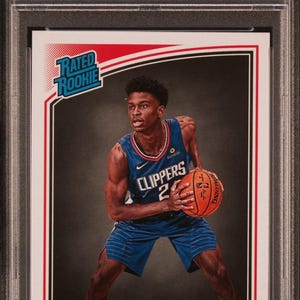 Shai Gilgeous-Alexander 2018-19 NBA Panini Donruss #162 Altersangabe Rookie Karte - Graded PSA 9 Mint