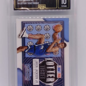 Jaren Jackson Jr 2018 Panini Contenders #4 Karta nowicjusza na loterii GMA 10 Gem Mint Graded NBA Card