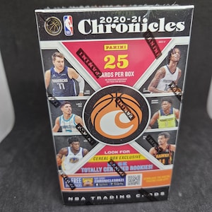 Panini Chronicles 2020-21 NBA Basketball Cereal Box - NEW - 25 Cards w/Certified Rookies