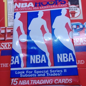 NBA Reifen 1990-91 Serie 2 Basketball Cards Factory Versiegelt - 1 Pack - 15 Karten
