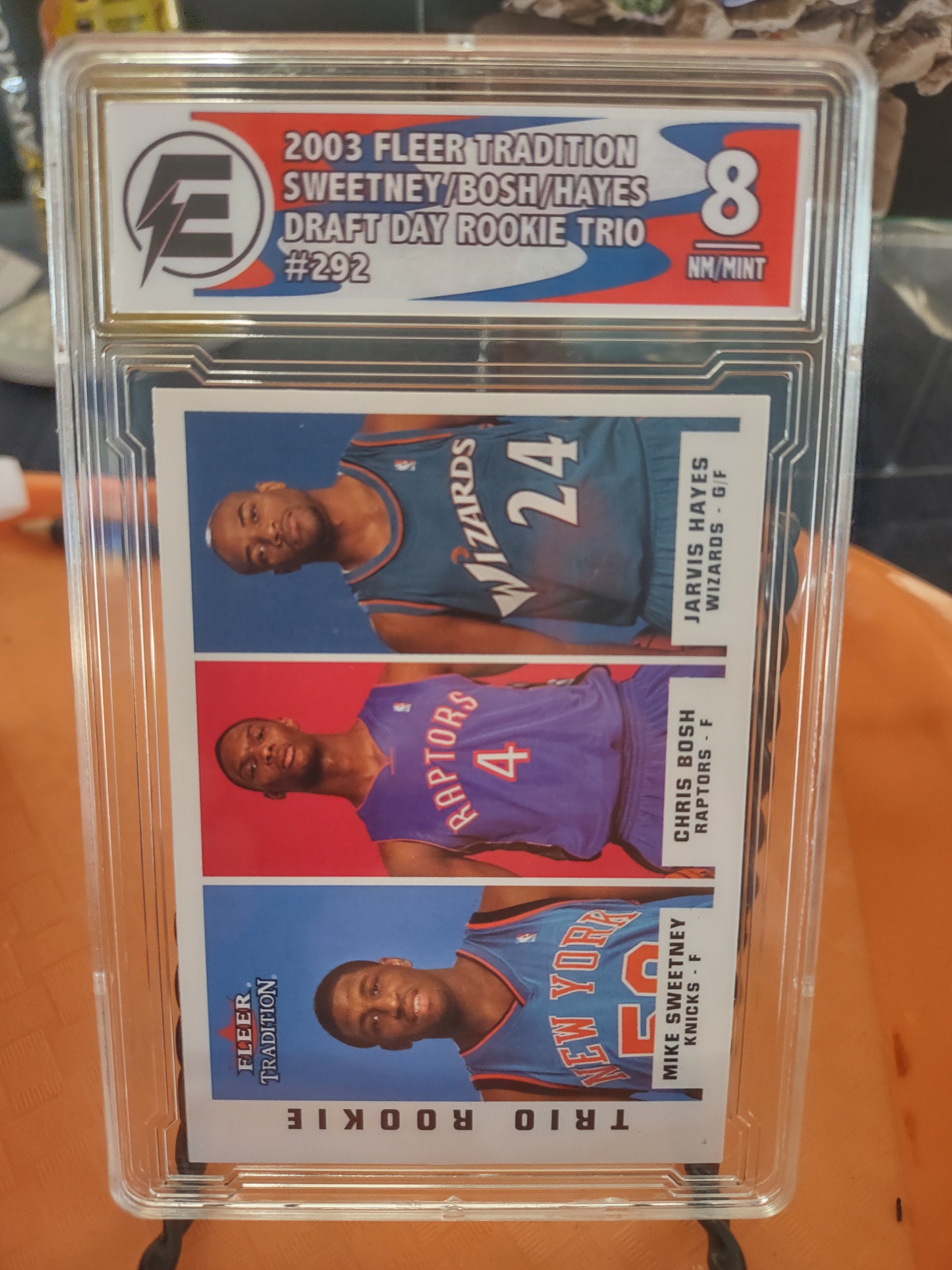 Chris Bosh 2003 NBA Fleer Traditions Sweetney/bosh/hayes Draft Day