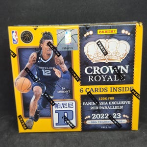 Basket Panini Crown Royal 2022-23 Asie Tmall NBA Hobby Box - Neuve scellée - 1 autographe/encart et 1 parallèle exclusif